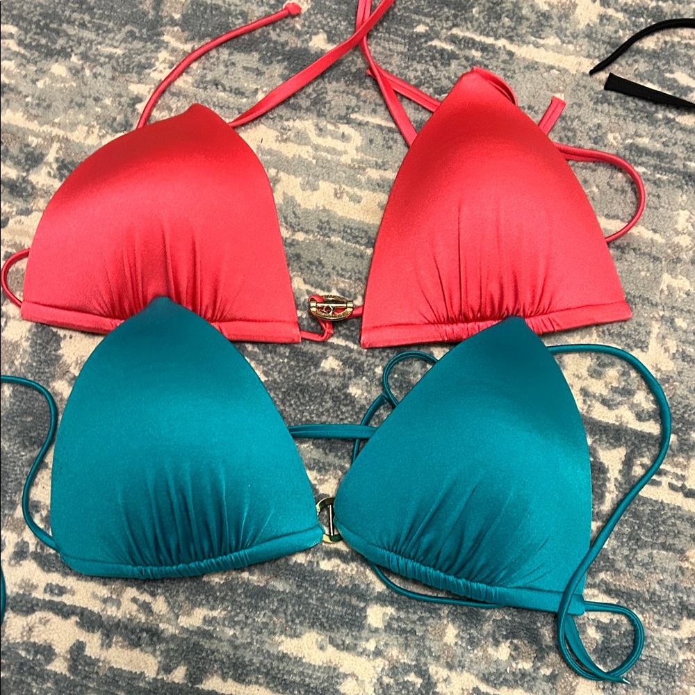 Victoria's Secret Pink and Teal Bikini Set